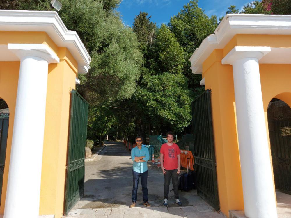 Gr@v members António Morais and João Gonçalves visit the Corfu Summer Institute
