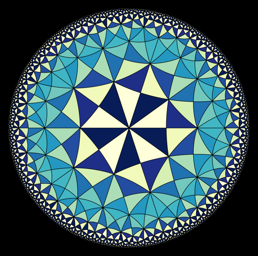 hyperbolic tiling